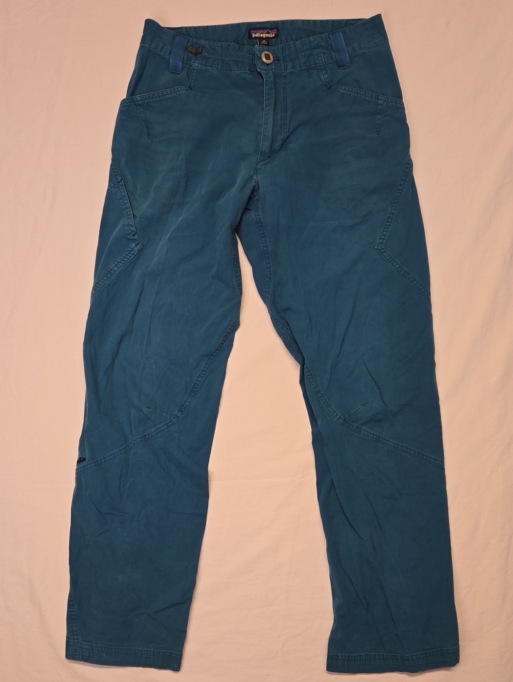 Patagonia Teal Blue Vegna Rock Pants